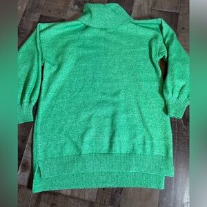 Show Me Your Mumu Chester Sweater Dress M | Kelly‎ Green Knit | Coastal Spring